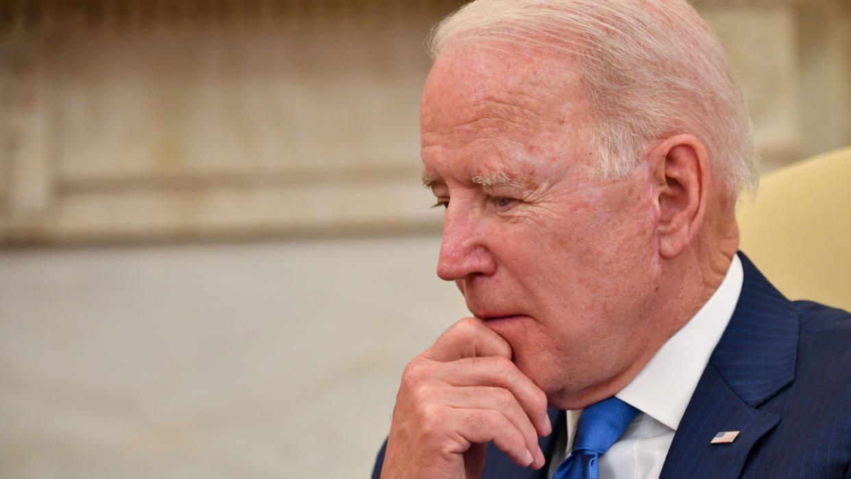 President Biden in Washington, D.C., on June 25. (Nicholas Kamm/AFP via Getty Images)