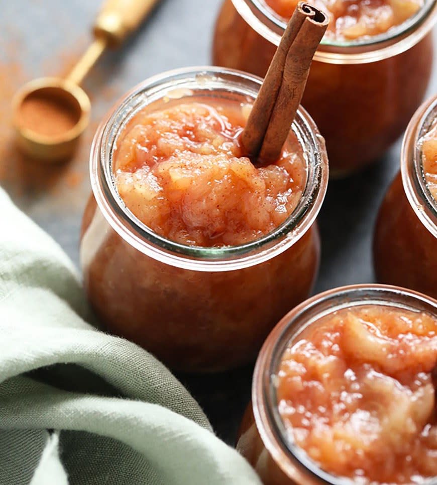 Cinnamon Applesauce from Fit Foodie Finds