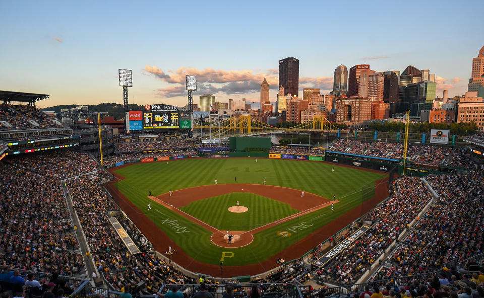 A view of PNC Park in Pittsburgh, Pennsylvania