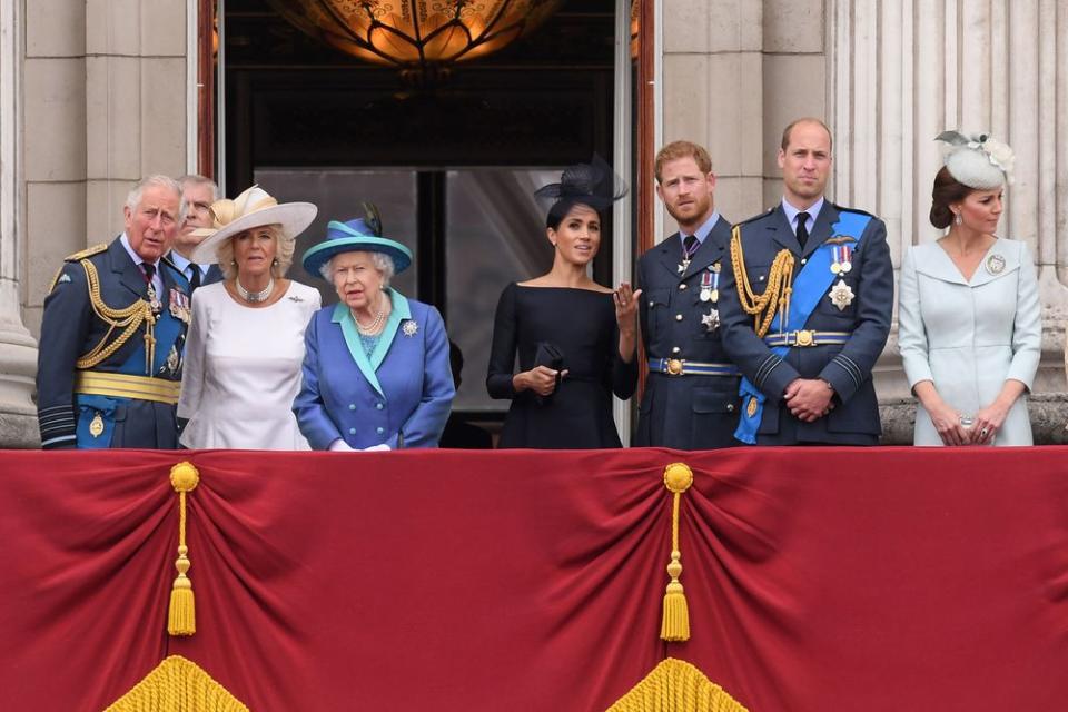 Prince Charles, Camilla, Queen Elizabeth Meghan Markle, Prince Harry, Prince William and Kate Middleton | David Fisher/REX/Shutterstock