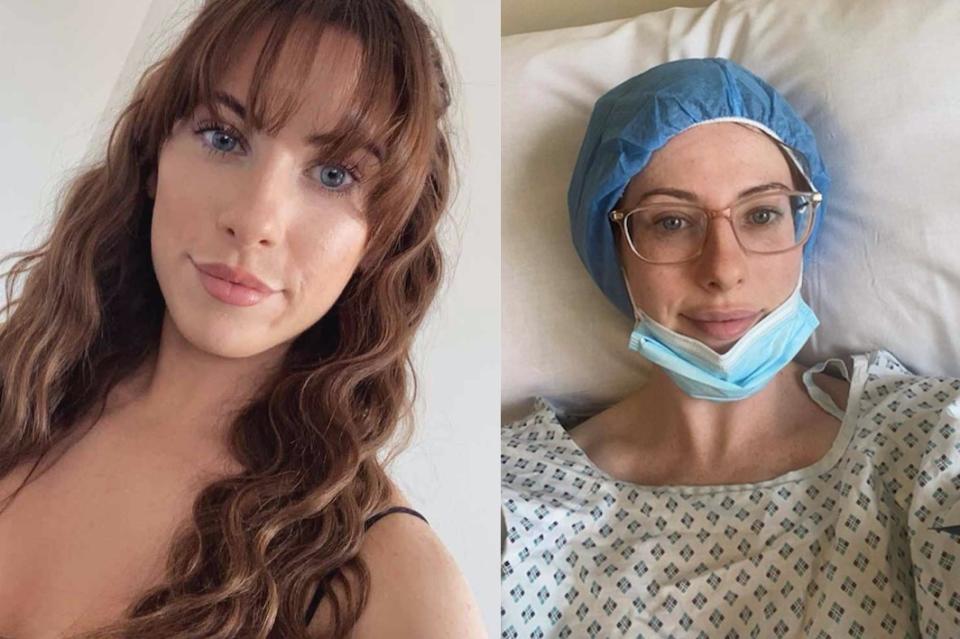 Siobhan Harrison was diagnosed with cancer aged 23 after a bump on her breast turned out to be a tumour. (Collect/PA Real Life)