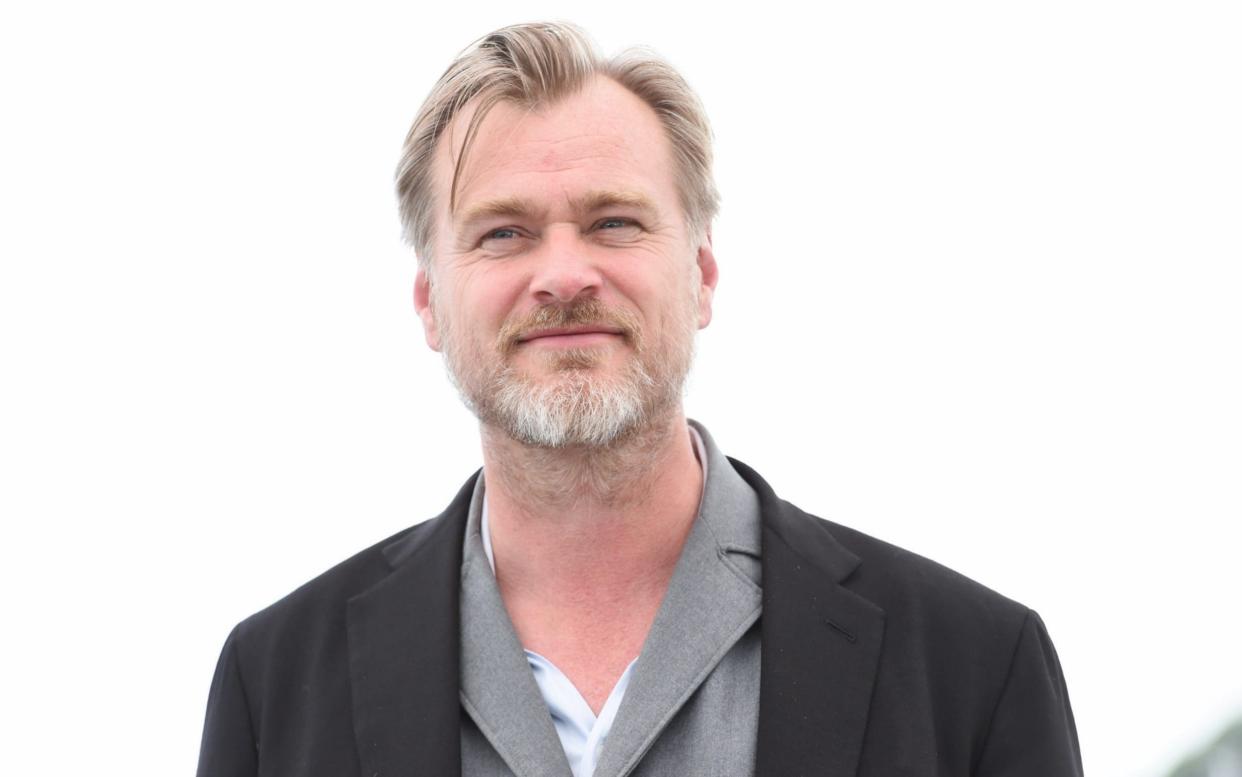 Director Christopher Nolan at the 71st annual Cannes Film Festival at Palais des Festivals - Corbis Entertainment