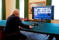 Britain's Prime Minister Boris Johnson appears before the Liaison Committee in London