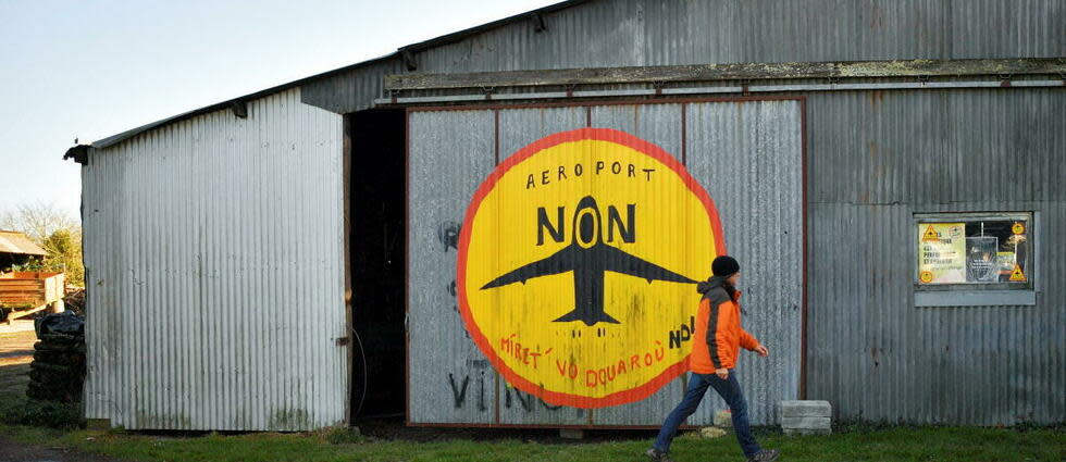 La décision d'abandonner le projet d'aéroport à Notre-Dame des Landes a été annoncée en janvier 2018.  - Credit:LOIC VENANCE / AFP