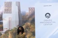 Groundbreaking ceremony for Obama presidential center in Chicago