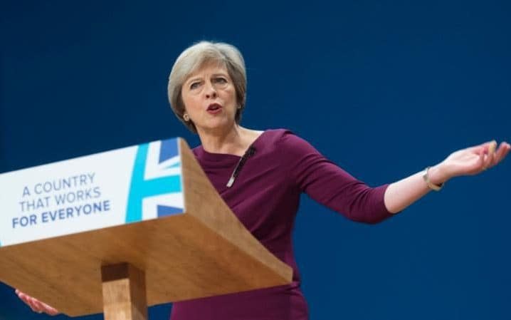 Theresa May will sketch out her plans for an industrial strategy at the CBI conference