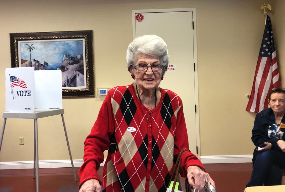 At 100 years old, June Edith Langer is a former Rosie the Riveter and retired teacher from Apple Valley, who has never missed an opportunity to vote.