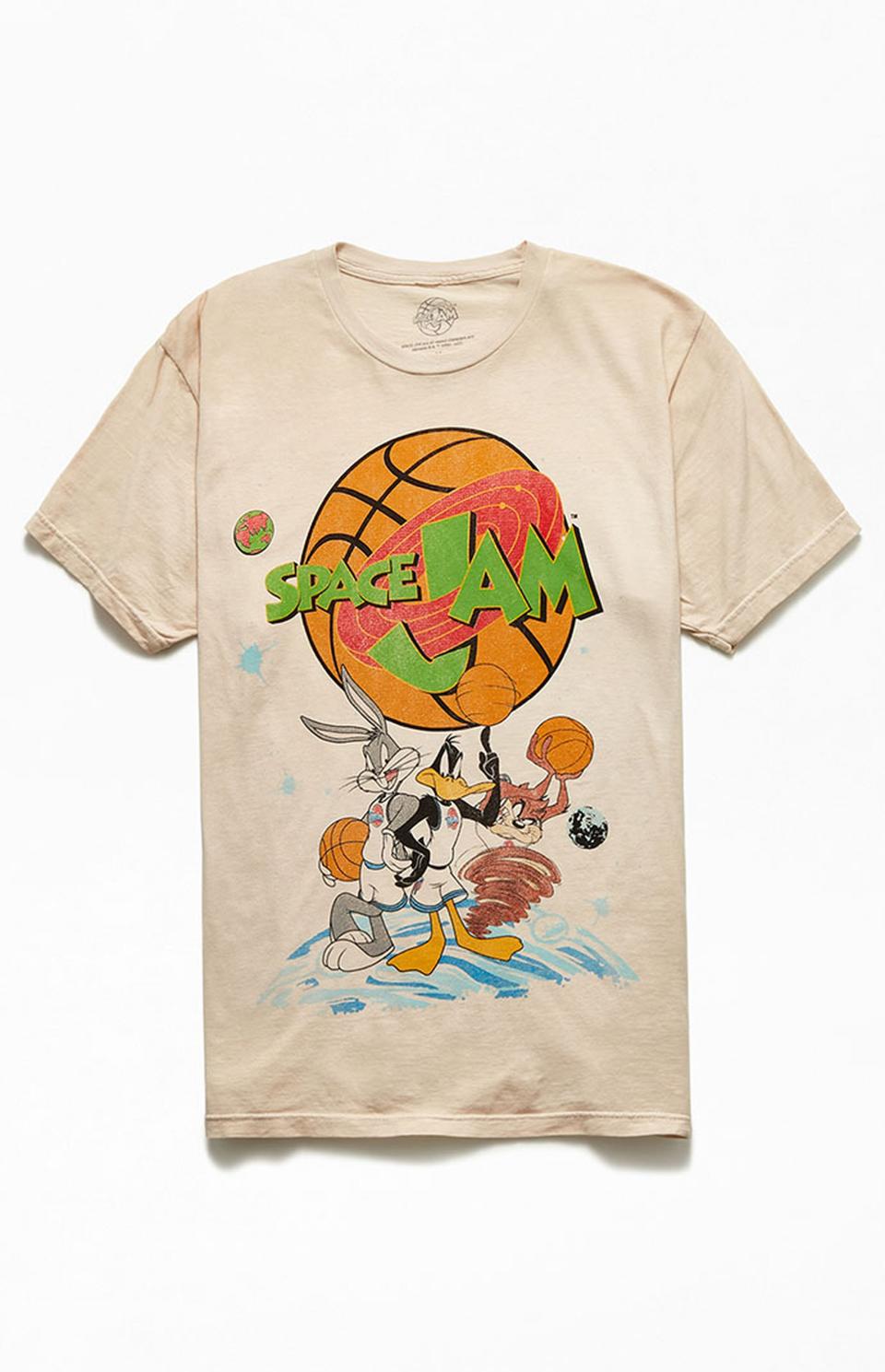 <p><a href="https://go.redirectingat.com?id=74968X1596630&url=https%3A%2F%2Fwww.pacsun.com%2Fspace-jam-vintage-dyed-t-shirt-2856128.html&sref=https%3A%2F%2Fwww.menshealth.com%2Ftechnology-gear%2Fg40992520%2Fbest-basketball-gifts%2F" rel="nofollow noopener" target="_blank" data-ylk="slk:Shop Now;elm:context_link;itc:0;sec:content-canvas" class="link ">Shop Now</a></p><p>Space Jam Vintage Dyed T-Shirt</p><p>pacsun.com</p><p>$25.00</p>