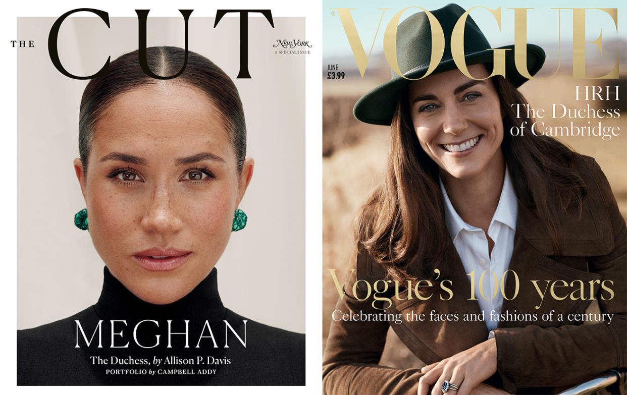 royals on magazine covers.