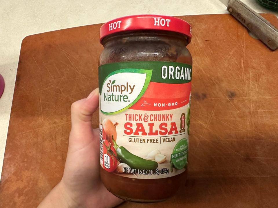 Aldi salsa in jar 