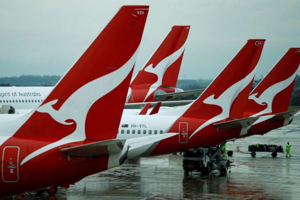 File photo of Qantas aircraft seen on the tarmac at Melbourne International Airport. Source: Reuters  Reuters