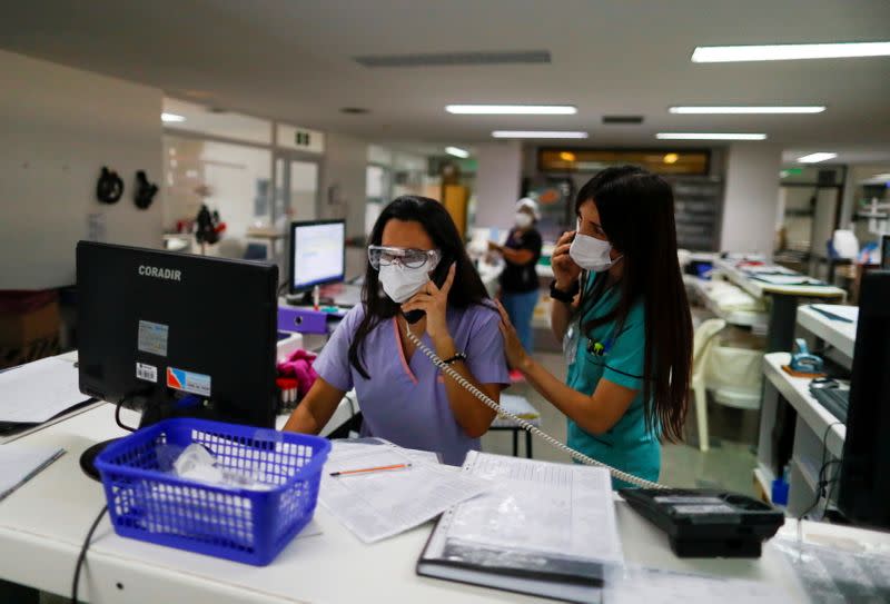 FILE PHOTO: Outbreak of the coronavirus disease (COVID-19) in Buenos Aires