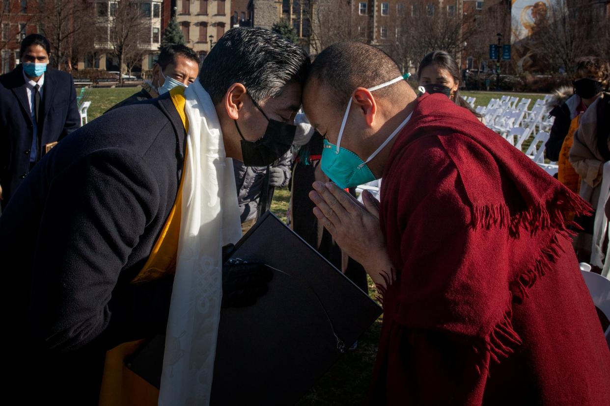 In January, the Indiana, Ohio and Kentucky Tibetan Association presented Mayor Aftab Pureval with a letter from the the 14th Dalai Lama. Now, Pureval is on his way to India to meet the Nobel-prize-winning Buddhist leader.