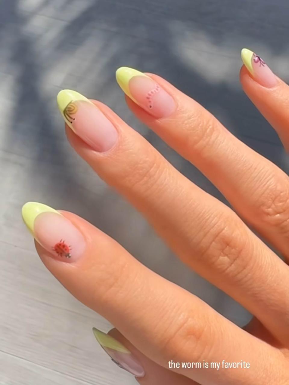 <h1 class="title">Kylie Jenner Is Rocking a Bugs-Inspired French Manicure — See Photos</h1><cite class="credit">Courtesy of Kylie Jenner/Instagram @kyliejenner</cite>