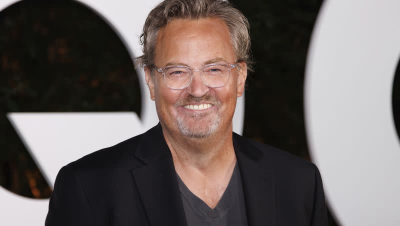 Matthew Perry arrives at the 2022 GQ Men of the Year Party on Thursday, Nov.17, 2022, at the West Hollywood Edition in West Hollywood, Calif. Perry was found dead in a Los Angeles home on October 28, 2023. (Photo by Willy Sanjuan/Invision/AP)
