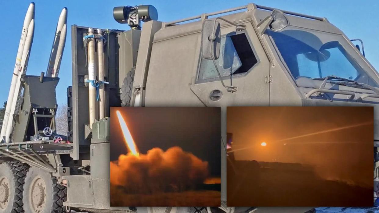 Video that appears to show a British-supplied surface-to-air missile system centered on the AIM-132 ASRAAM air-to-air missile in use in Ukraine has emerged.