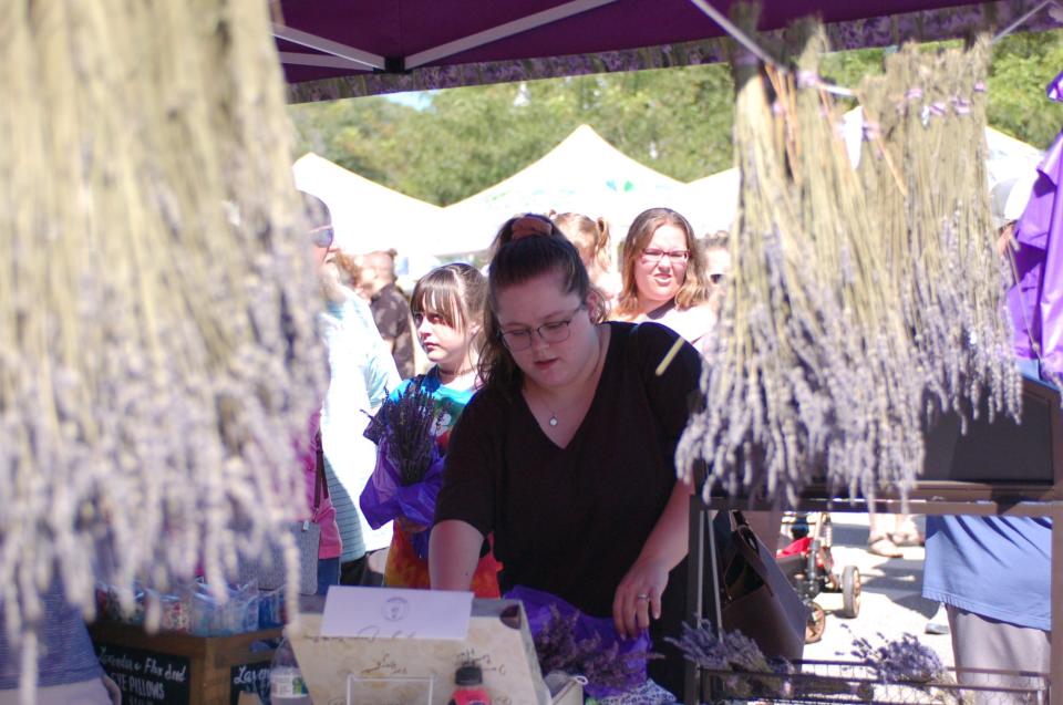 Bushels of lavender were available for purchase at the 2022 Lavender Festival in Oak Ridge.