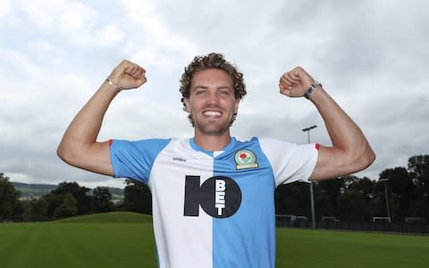 Blackburn Rovers' New Signing Sam Gallagher  - Credit: &nbsp;Rachel Holborn - BRFC/Getty Images