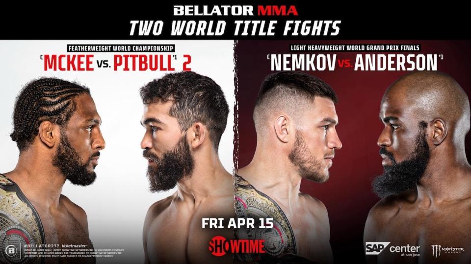 April 15 will be one of Bellator MMA's biggest events.