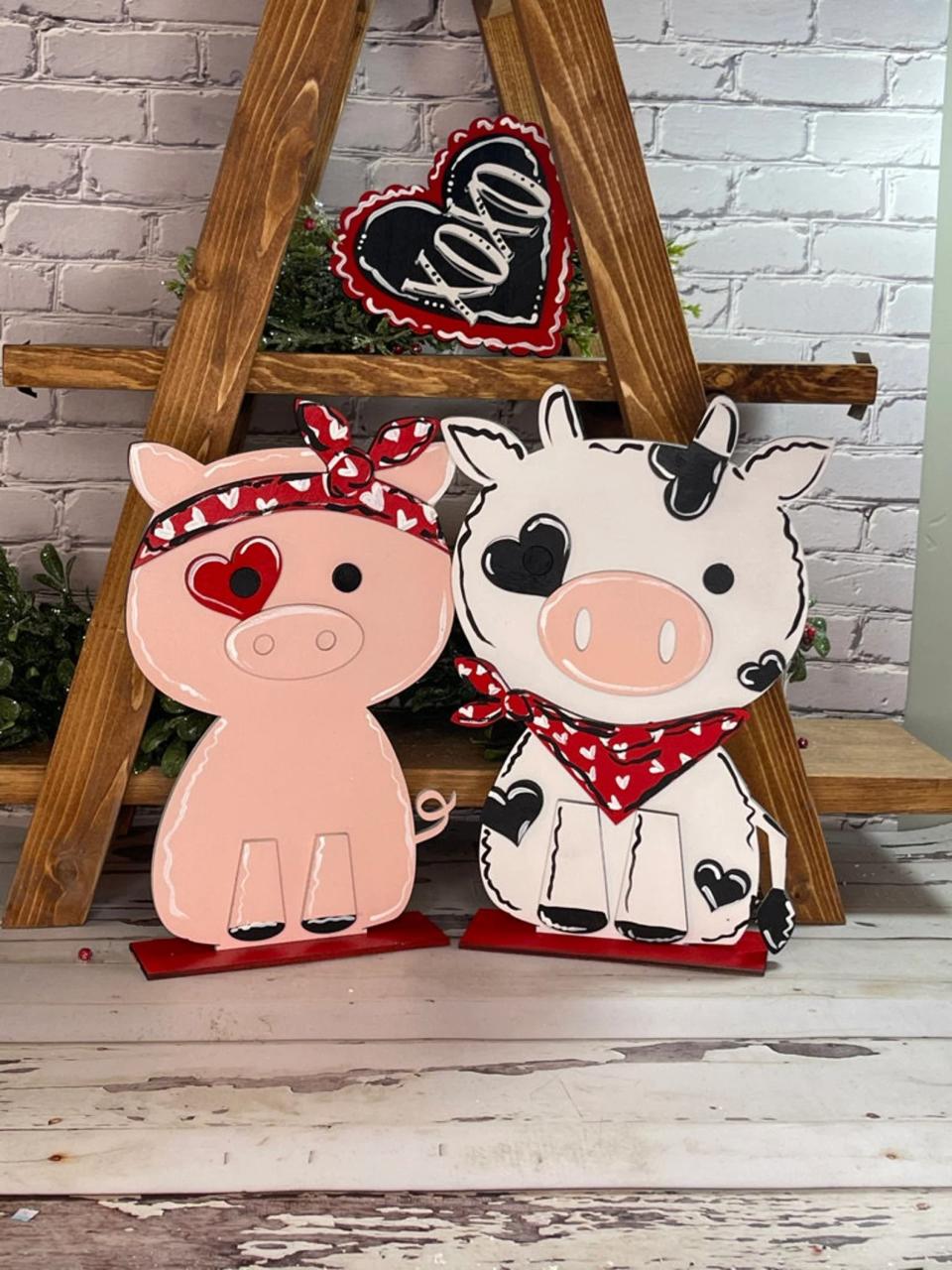 DIY Valentine Farm Animals Kit