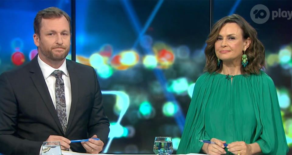 The Project hosts Lisa Wilkinson and Peter Van Onselen