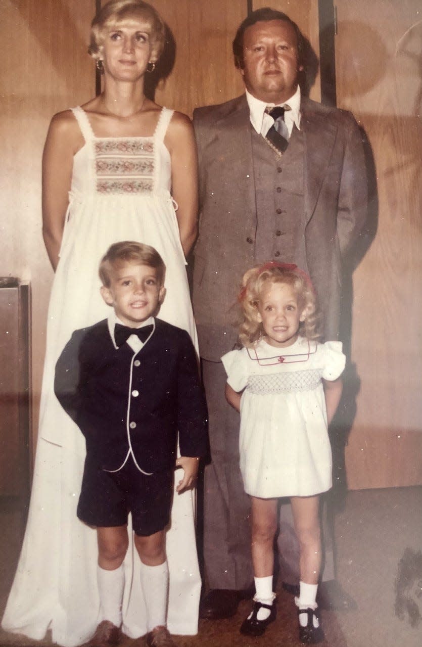 The Mullin family, including parents Marion and John, and Joseph and Jennifer.