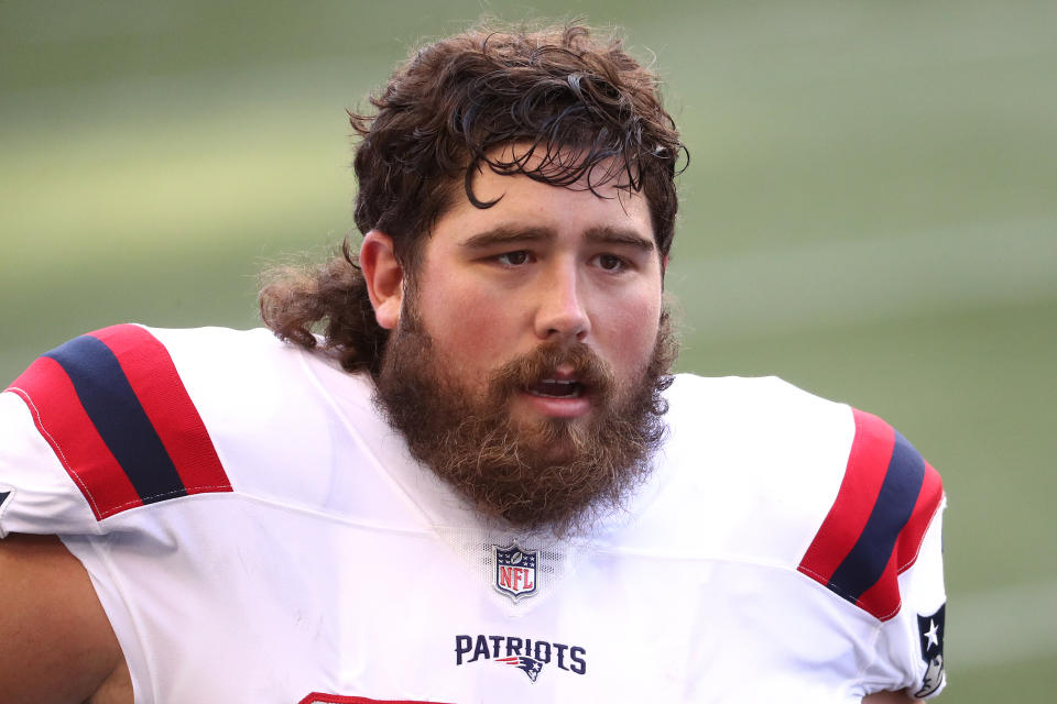 David Andrews might miss time with a broken thumb. (Photo by Abbie Parr/Getty Images)