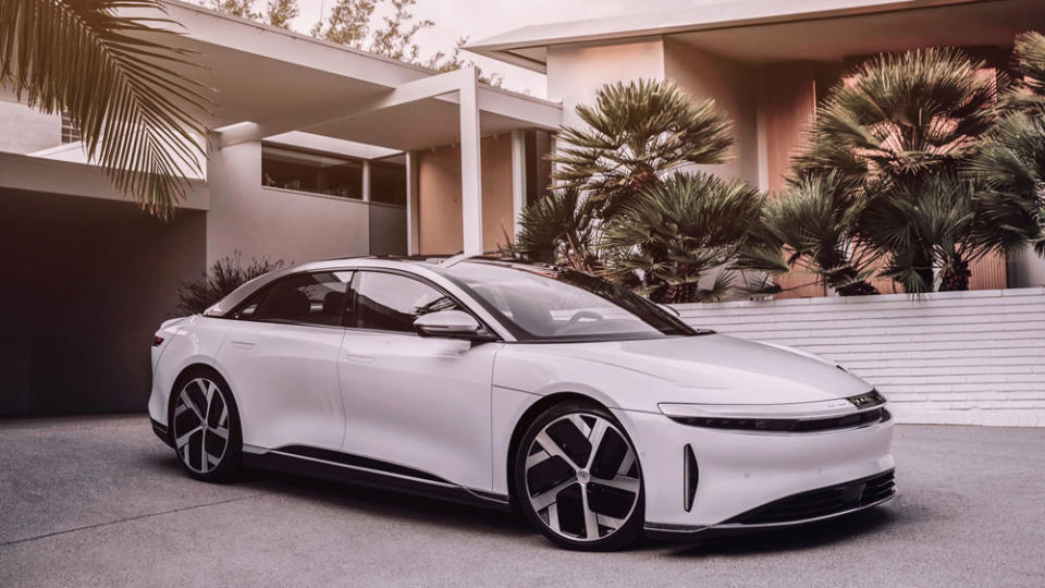 The Lucid Air all-electric sedan. - Credit: Photo: Courtesy of Lucid Motors.