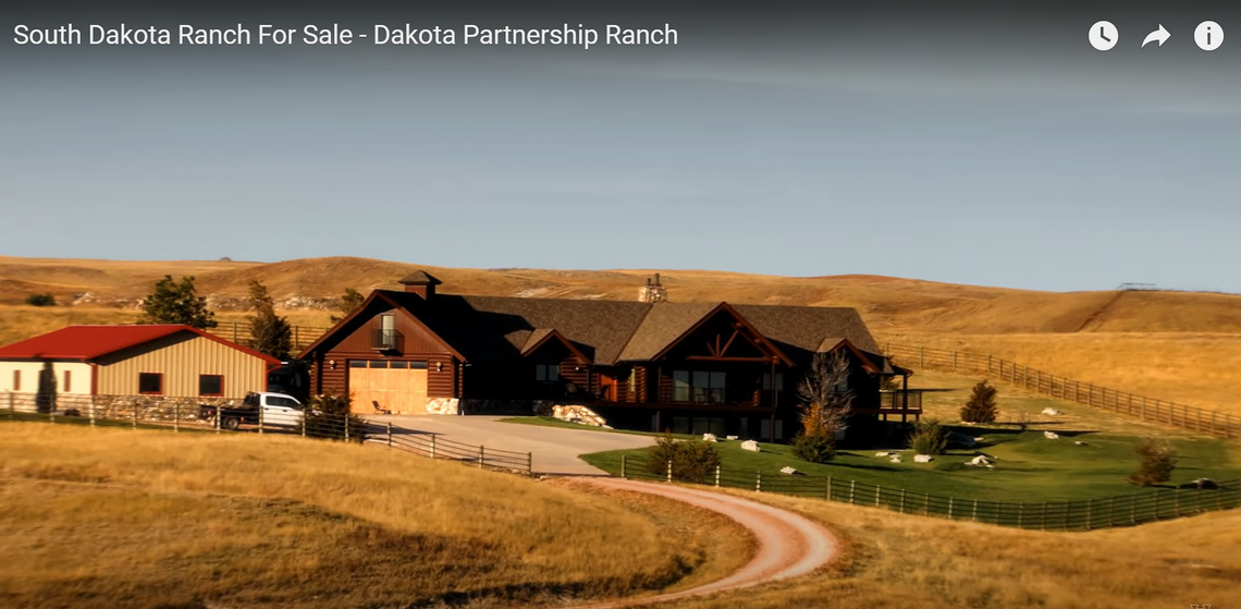 Exterior of the massive ranch