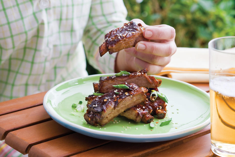 Honey-Soy Appetizer Ribs