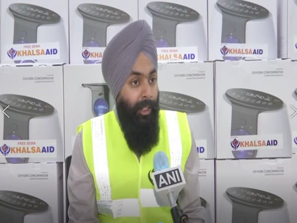 Amarpreet Singh, Director India, Khalsa Aid (Photo/ANI) 