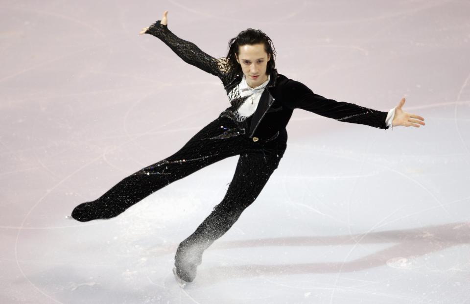 Performing&nbsp;to "My Way" during the Marshalls U.S. Figure Skating Challenge on Dec. 10, 2006, at Agganis Arena in Boston.