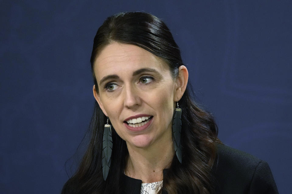 New Zealand Prime Minister Jacinda Ardern attends a press conference in Sydney, Australia, with Australia's Prime Minister Anthony Albanese, July 8, 2022. Ardern, on Thursday, Jan. 19, 2023, has announced her resignation as New Zealand prime minister. (AP Photo/Rick Rycroft)