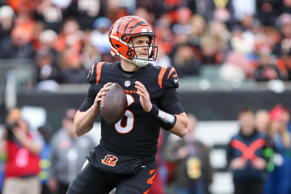 Jake Browning has the Bengals on a three-game win streak entering Week 16. (Photo by Ian Johnson/Icon Sportswire via Getty Images)