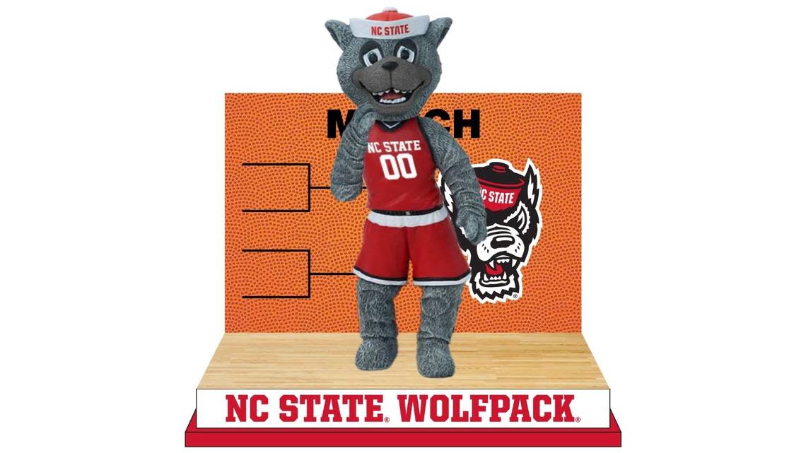 Limited Edition NC State Wolfpack bobbleheads featuring Mr. Wuf are available for pre-order from the National Bobblehead Hall of Fame and Museum. National Bobblehead Hall of Fame and Museum