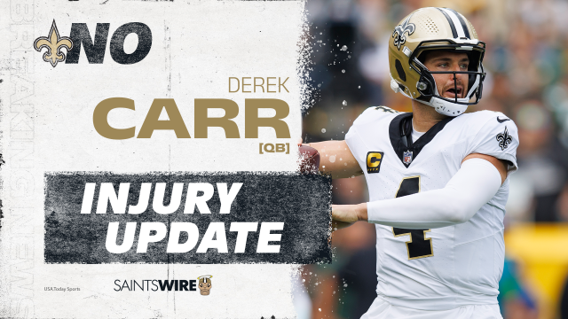 Saints' Derek Carr getting evaluated for shoulder injury after loss to  Packers