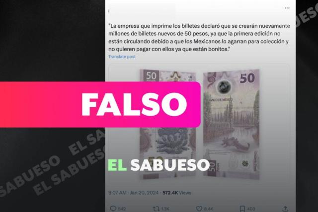 Un billete falso daña su economía