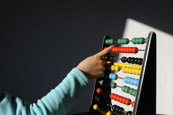 —u/whatyoucallmetodayIf you're not familiar with an abacus, it's a tool that dates waaay back to ancient times and was (and still is!) used for counting. Odds are, you probably played with one as a kid — for some strange reason, they tended to be in pediatricians' waiting rooms. Anyway, the name and tagline are a pun!