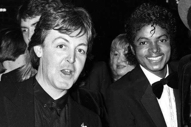 <p>Alan Davidson/Shutterstock</p> Paul McCartney and Michael Jackson in 1983.