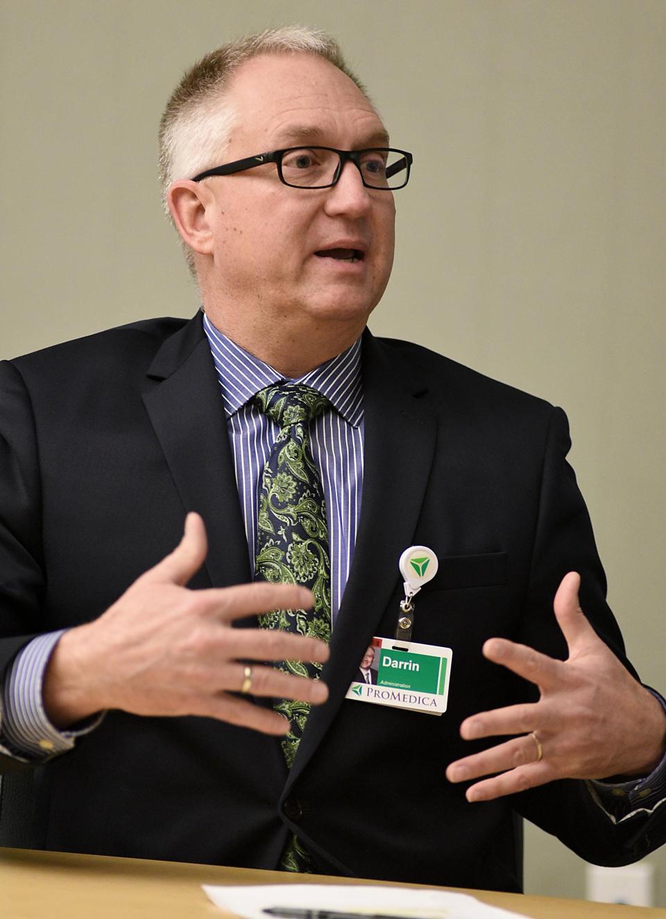 ProMedica Monroe Regional Hospital President Darrin Arquette.