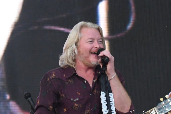Phillip Sweet of Little Big Town performs at the inaugural KAABOO Texas festival on May 12, 2019, at AT&T Stadium in Arlington, Texas. The singer turns 50 on March 18. File Photo by Ian Halperin/UPI