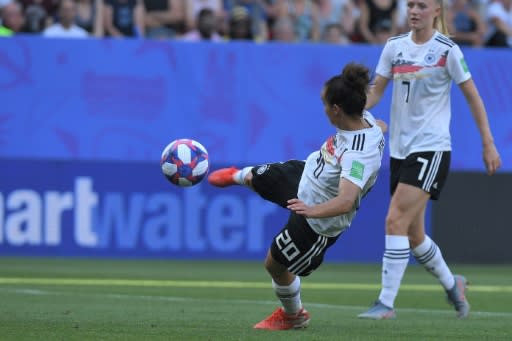 Lina Magull had given Germany a 16th-minute lead with a fine finish from a Sara Daebritz assist