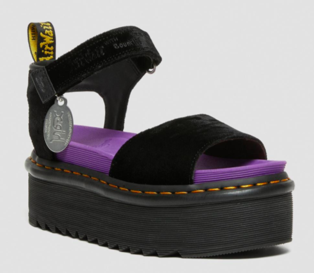 Dr. Martens x X-Girl’s Strap sandals. - Credit: Courtesy of Dr. Martens