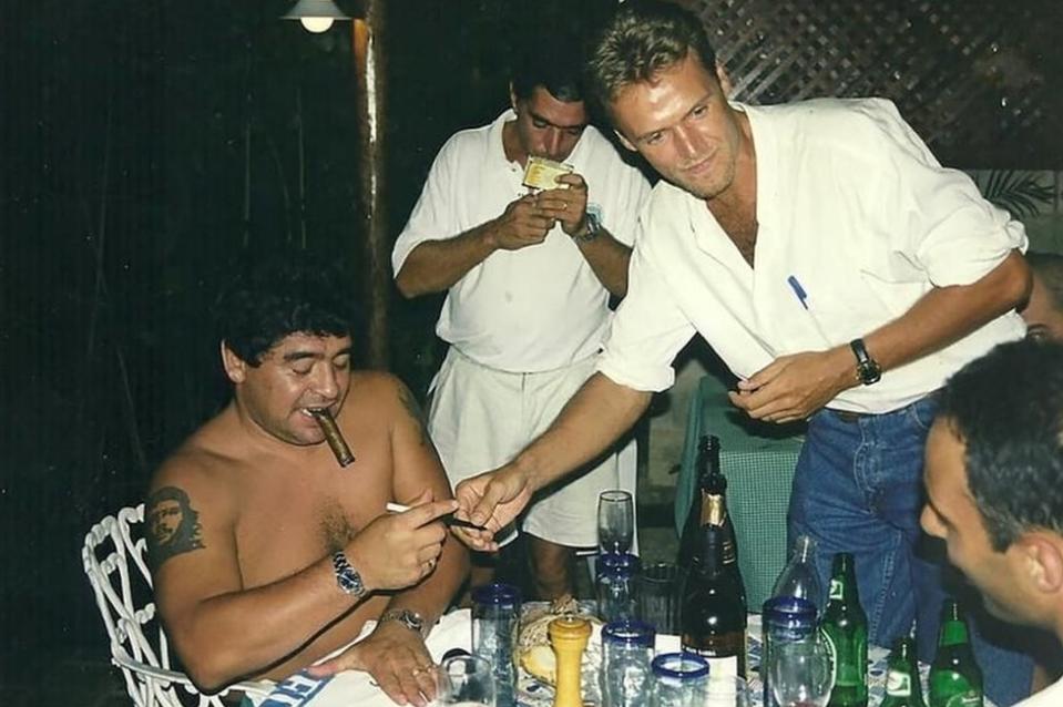 Maradona en Cuba