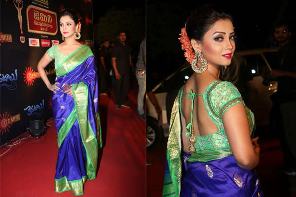 Adaa khan in saree