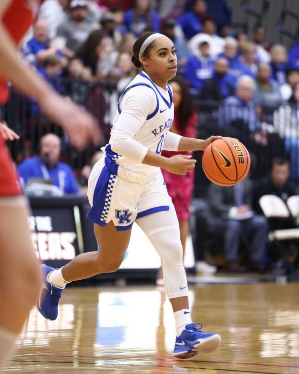 Brooklynn Miles scored a career-high 13 points in Kentucky’s 72-59 victory over Samford on New Year’s Eve.