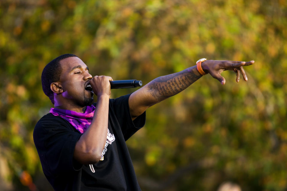 El cantante Kanye West se ha registrado como candidato independiente a la presidencia de EEUU en algunos estados. (AP Photo/Damian Dovarganes)