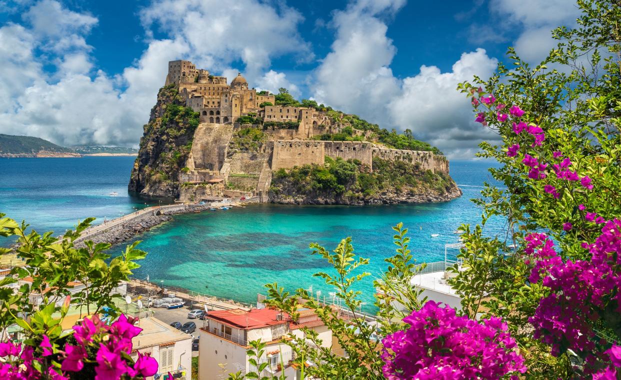 Aragonese Castle, Island of Ischia, Naples, Italy