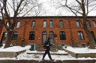 Canada Post serves 15.1 million addresses, but only one-third of Canadians (about five million homes) get their mail delivered to their door. Everyone else picks it up from community, apartment or rural-lot-line mailboxes. REUTERS/Chris Wattie