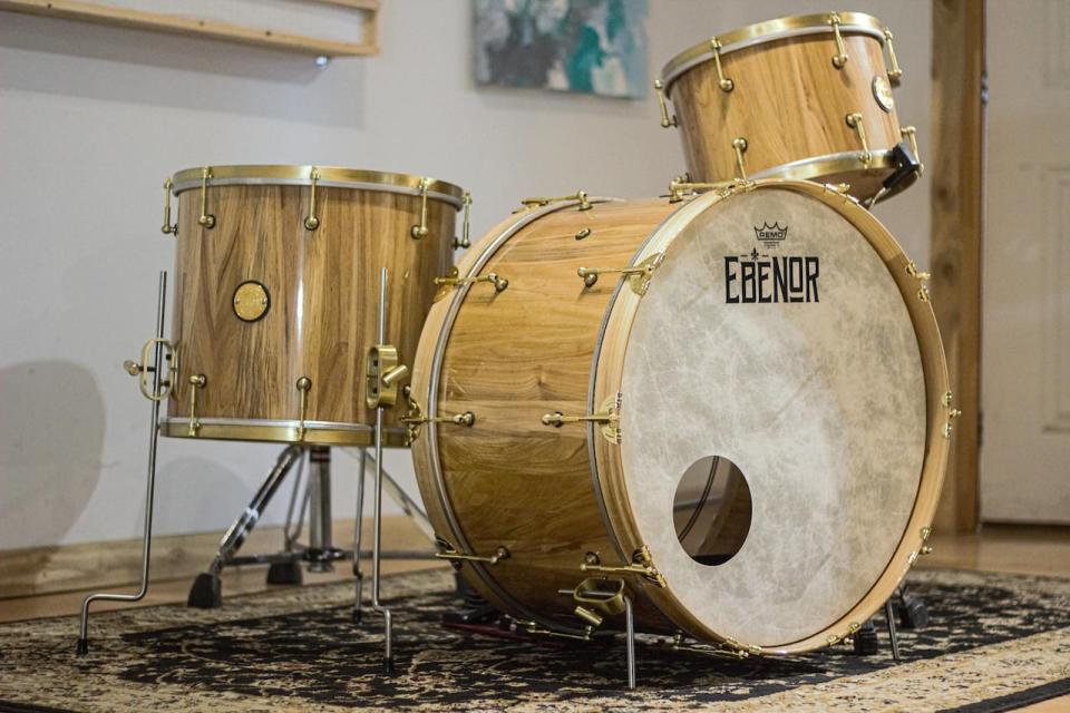 Leclerc said drums from the collection produce a 'very dark tone.'  